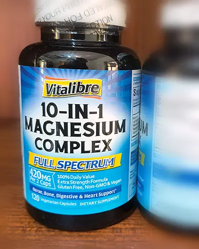 10-in-1 Magnesium Complex Full Spectrum 420 mg by Vitalibre