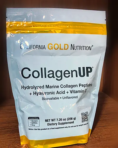 CollagenUP Hydrolyzed Marine Collagen Peptides + Hyaluronic Acid + Vitamin C by California Gold Nutrition